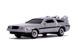 Jada Diecast Metal Nano Hollywood Rides  1.65" Back to the Future 3 pack