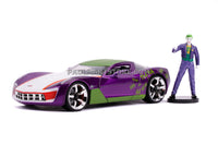 Jada Diecast Metal Hollywood Rides 1:24 2009 CORVETTE STINGRAY CONCEPT W/JOKER