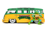 Jada 1/24 Hollywood Rides 1962 VW Bus Teenage Mutant Ninja Turtle LEONARDO